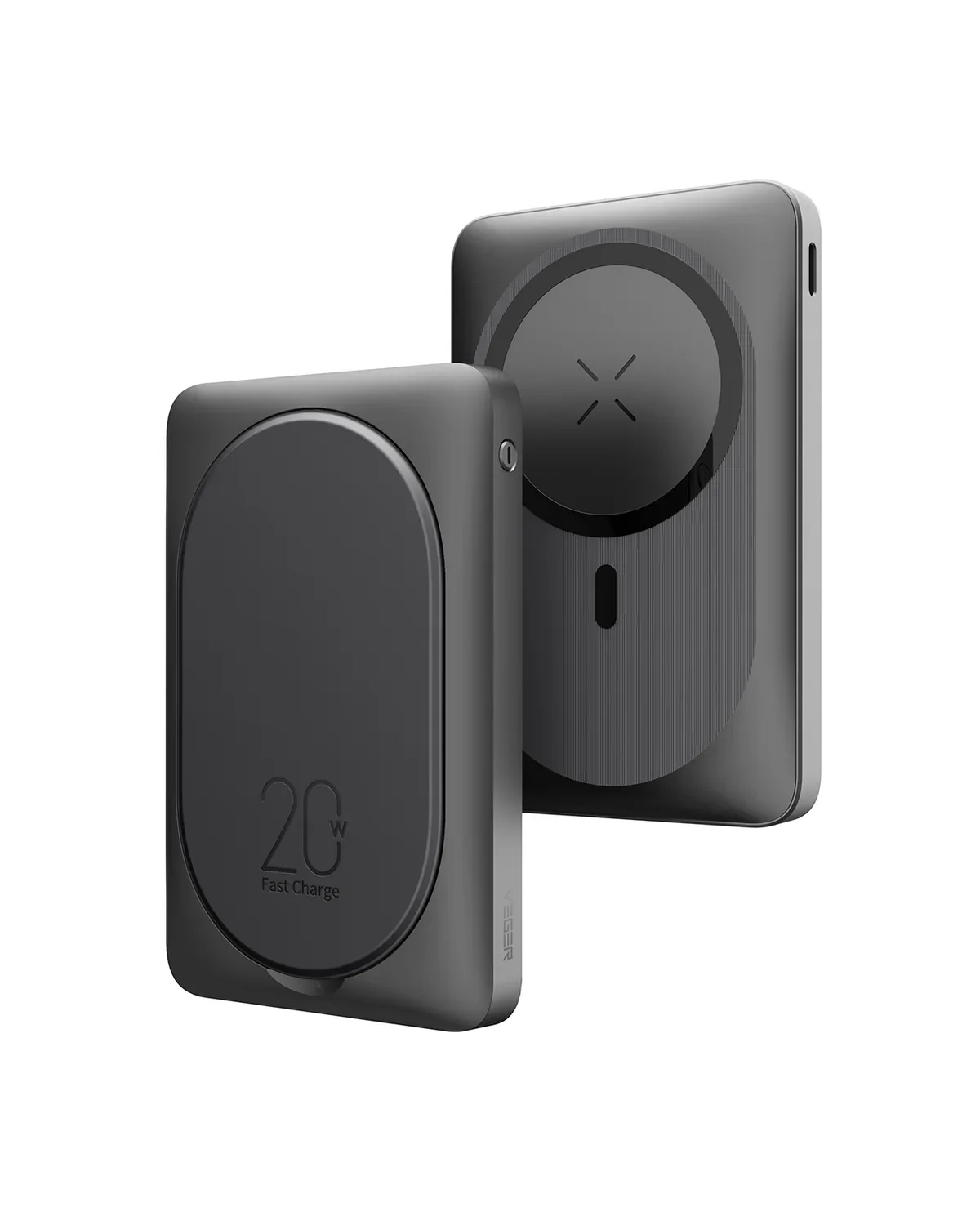 Veger 10,000mAh Powerbank, Magsafe 15W, PD20W, Built In Stand