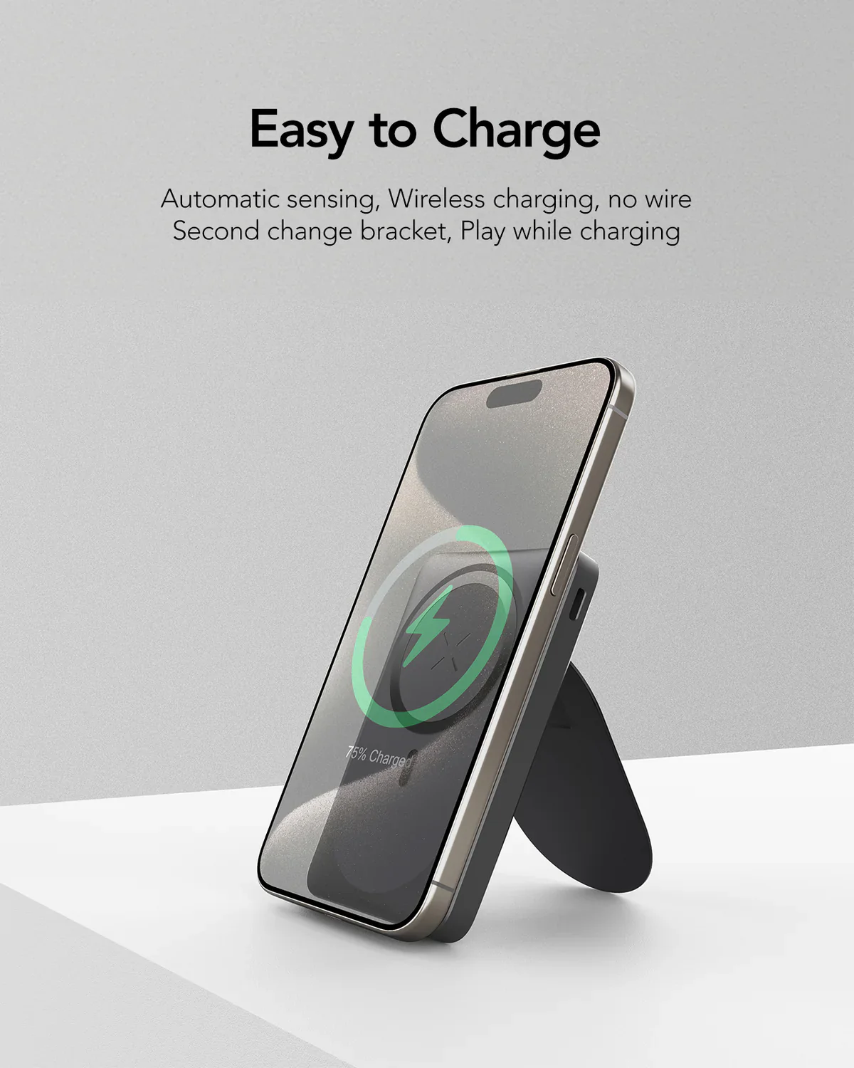 Veger 10,000mAh Powerbank, Magsafe 15W, PD20W, Built In Stand - Image 7