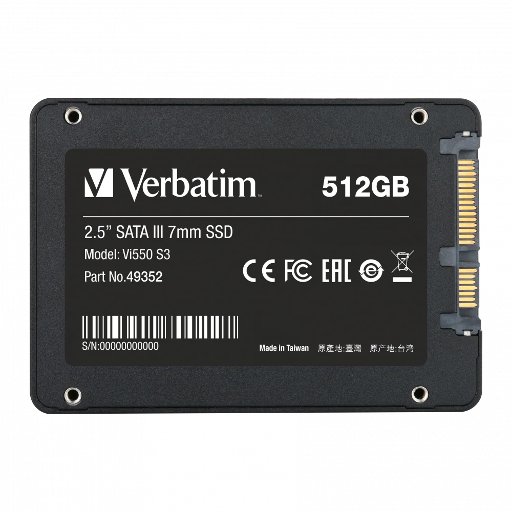 Verbatim 49352 2.5" SSD SATA III 512GB (Vi550 S.3). - Image 3
