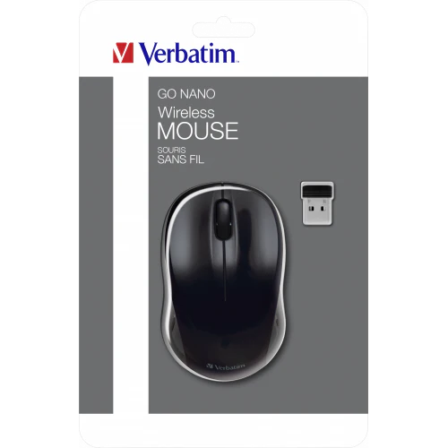 Verbatim wireless Laser Nano Mouse black USB - Image 4